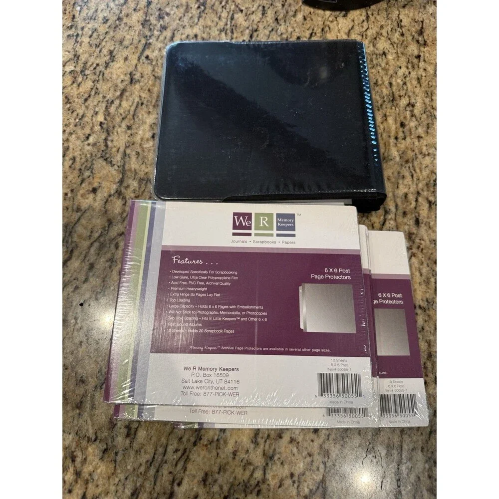 We R Memory Keepers 6 X 6 Ring Page Protectors Bundle With 2 NWT Item 50058-2